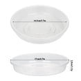 thumbnail image 2 of Famyfamy Plants Water Storage Tray Flower Pot Bracket Plant Container Plastic Saucers Durable 5pcs Transparent Sturdy Planter Brackets, 2 of 22
