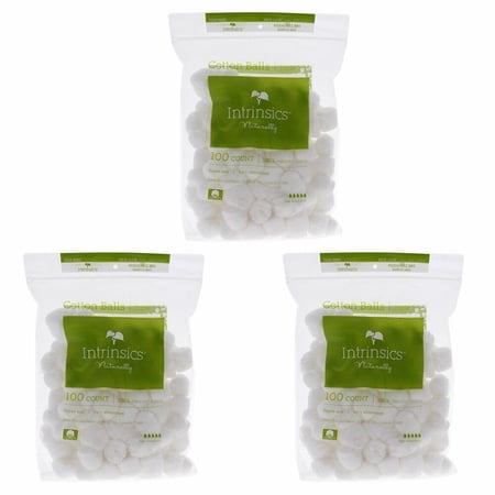 Intrinsics 100% Naturelle Cotton Balls Triple Size 300 Count