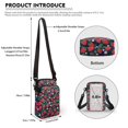 thumbnail image 6 of HELLHERO Dachshund Party Print Birthdays Gift Adjustable Shoulder Strap Crossbody Sling Bag Trendy for Daily Commute or Casual Outings, 6 of 7