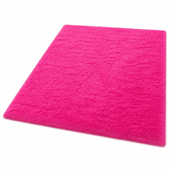 FLORVIX 2026 New Plush Shaggy Area Rug Hot Pink Soft Touch Non-Slip,1.3' X 2' for Living Room, Bedroom, Home Decor, Cozy Spaces, Floor Protection, Stylish Accent.