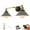 Gray, variant on Kiven Battery Operated Wall Lamp, Industrial Black Wall Sconces, Warm White Wall Lighting Fixtures, 1-Light Vintage Wall Mounted Lamp for Living Room Bedroom Hallway E26 Socket, Grey