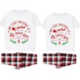 thumbnail image 2 of Pijamas de Navidad a juego para parejas, conjunto de ropa de dormir corta DIY para primera o segunda Navidad, 2023, 2 of 3