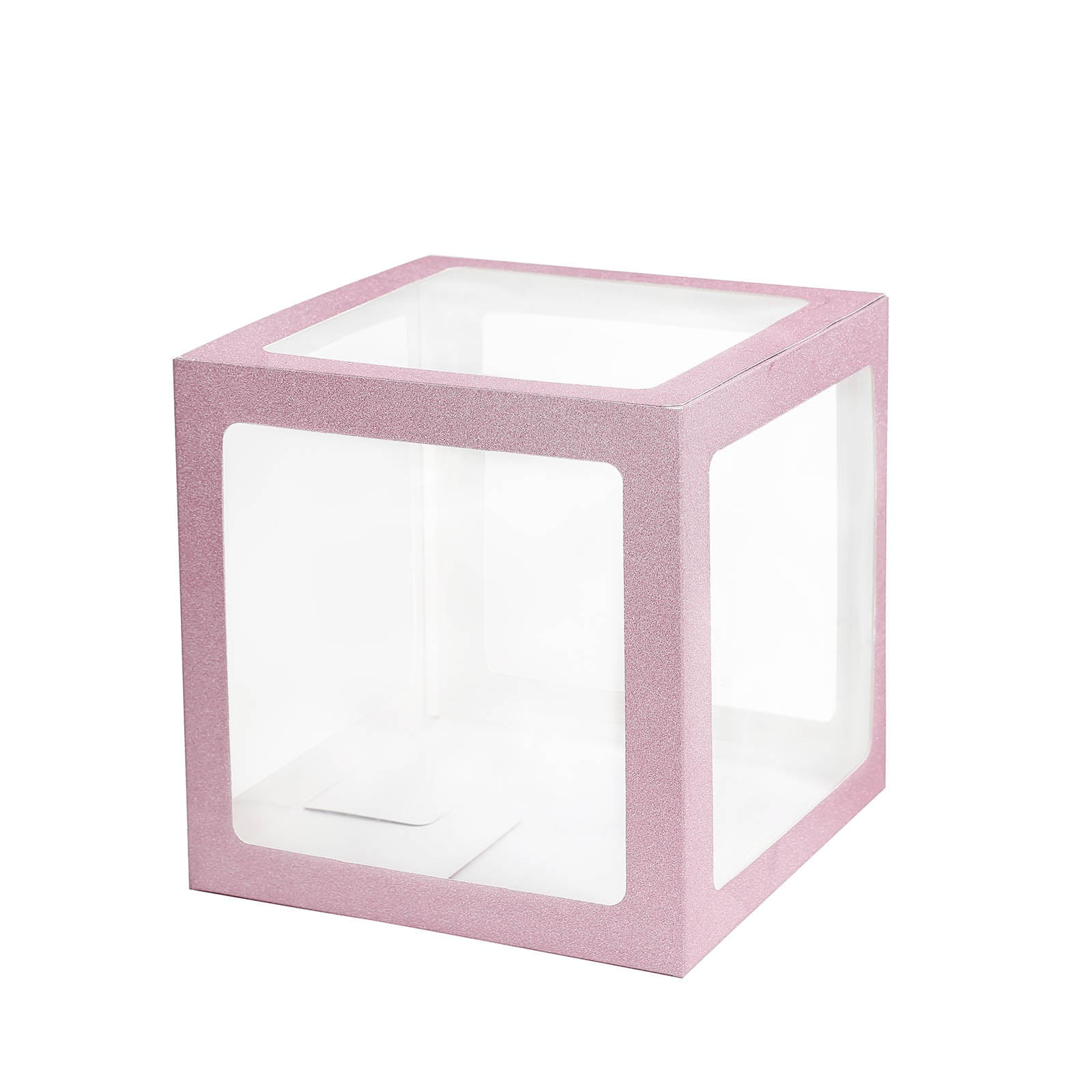 Efavormart 2pcs Transparent DIY Balloon Boxes Decoration, Baby Shower Party  Decoration For Boy and Girl Boxes Decorations For Gender Reveal Party -  Blush