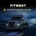 thumbnail image 4 of PAIR Black LED Headlight for 2018 2019 2020 2021 2022 Freightliner Cascadia, 4 of 6