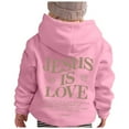 thumbnail image 4 of Sweat à Capuche Imprimé pour Enfants, Col Rond, Manches Longues, Sweat à Capuche pour Adolescentes, Oreilles de Chat, Vestes de Gymnastique pour Filles et Garçons, Mode, Chandails à Capuchon Athlétiques pour Enfants, Mignons, Grandes Filles, 4 of 9