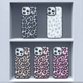 thumbnail image 7 of For iPhone 16 Luminous Phone Case,Leopard Pattern Designing,for Women Girls Soft TPU Bumper Hard PC Back,Shockproof Rugged Anti-fall Ultra Slim Skin Feeling Phone Case,Purple, 7 of 7