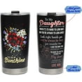 thumbnail image 2 of to My Daughter Tumbler Cup You Are My Sunshine Personalized Coffee Tea Tumbler Custom Name Tumbler Gift for Valentine''s Day Graduation From Mom, 2 of 6
