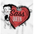 thumbnail image 2 of Betty Boop Sass Queen Cartoon Women Plus Size Zipper Hoodie Brisco Brands 2X, 2 of 5