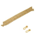 thumbnail image 2 of Bike Chain, Half Hollow 10 Speed High Rigidity Bike Variable Speed Chain High Strength Axes  For Maintain Gold, 2 of 8
