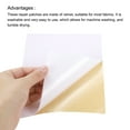 thumbnail image 4 of Unique Bargains Self-Adhesive Velvet Patches Repair Patches White 2 Pack, 4 of 5