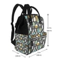 thumbnail image 2 of Easygdp Moose Squirrel owls tree para Bolsa de Bebé de Gran Capacidad con Múltiples Bolsillos, Bolsa de Pañales para Padres, Bolsa de Viaje Organizada y Elegante, 2 of 6