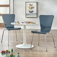 thumbnail image 4 of TMS Tula Modern Mid-Century Wood Stackable Bentwood Kids Chair (Set of 2), Midnight Blue, 4 of 7