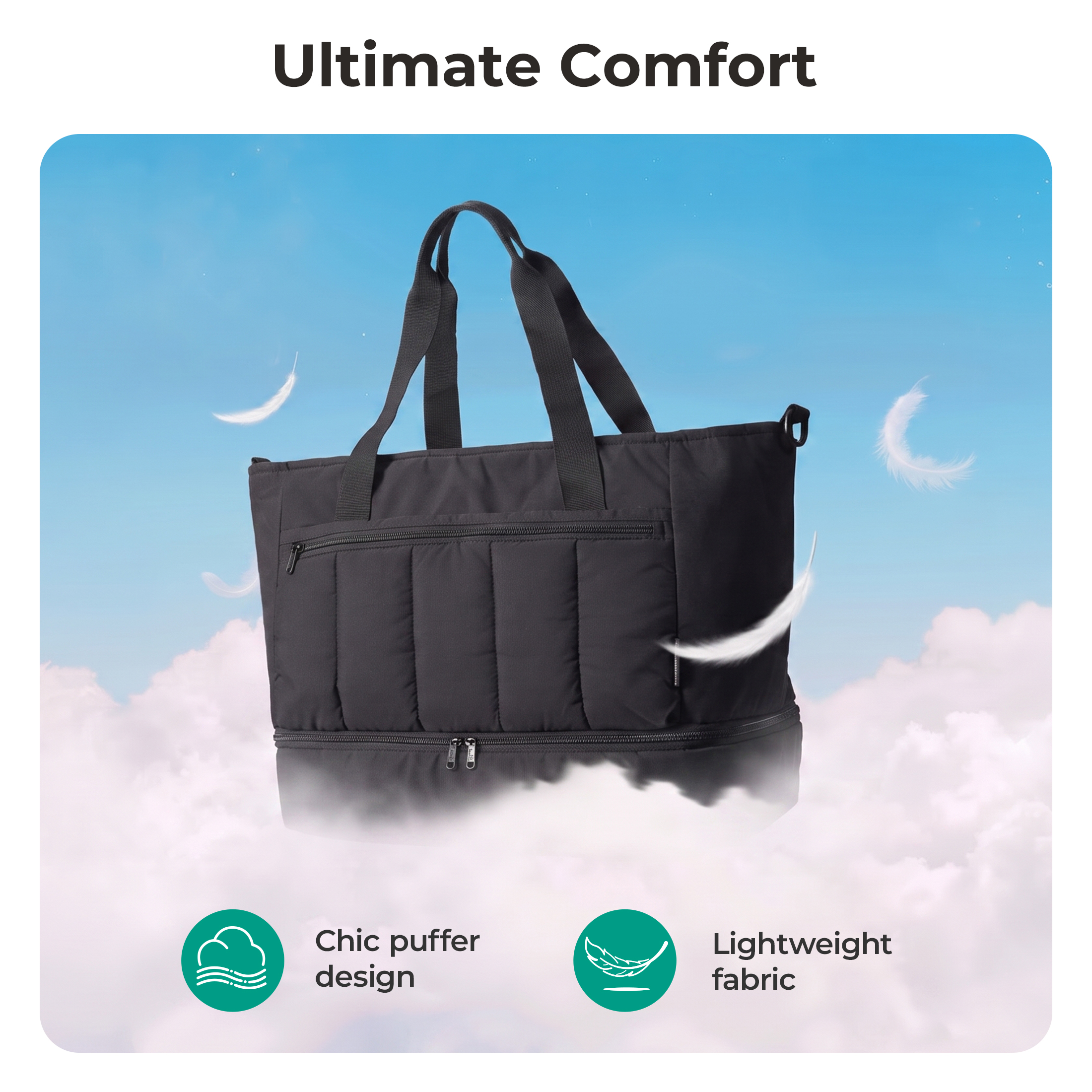 Bagsmart Weekender Overnight Bag Women photo 2