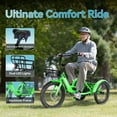 thumbnail image 5 of VIVI Electric Tricycle, Peak 750W Brushless Motor Folding Trike Ebike for adults, 20" Aluminum Folding Electric Trike, 48V 499Wh Removable Battery, Max 15.5MPH, SGS Certified to UL2849, 5 of 11