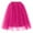 Hot Pink, variant on Womens Pleated Gauze Short Skirt Adult Tutu Dancing Skirt