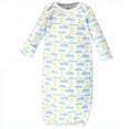 thumbnail image 3 of Luvable Friends Baby Boy Cotton Long-Sleeve Gowns 4pk, Trucks, 0-6 Months, 3 of 5