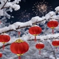 thumbnail image 4 of Linternas chinas para iToids en miniatura, terciopelo rojo, 7,5 cm (16 unidades), 4 of 8