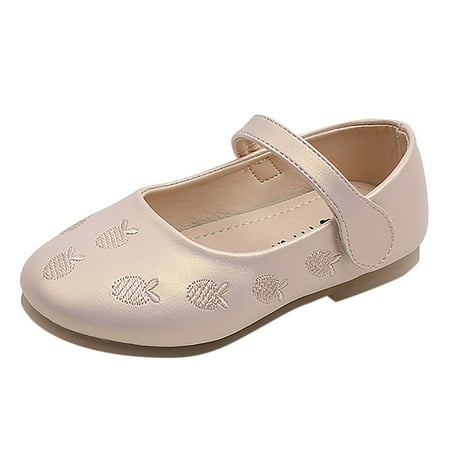 

Girls Sneakers 2024 Girls Low Heel Shoes Strawberry PU Shoes Casual Shoes Little Girl Slip on Shoes Girls Booties Size 1 Shoes for Girls Casual Court Shoes Wide Girls Size 2 Shoes Young Girls Shoes