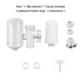thumbnail image 5 of EGNMCR Kitchen Gadgets, Faucet Mount Filter System, Complete Faucet Mount Water Filter System For Tap Water,Reduces 99% Of Lmpurities,Crisp, Great-Tasting Filtered Water Purifier,White water purifier, 5 of 5