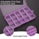thumbnail image 3 of Caja de plástico para joyas, paquete de 3, organizador de almacenamiento con divisores ajustables, contenedor de compartimentos de plástico para abalorios, bisutería y artículos de artesanía, 3 of 5