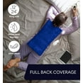 thumbnail image 3 of Geniani XL Heating Pad for Back & Cramps Relief – Heat Pad with Auto Shut Off, Ultra-Soft Machine Washable Fabric, Everyday Comfort for Home & Office (12"×24", Space Blue), 3 of 10