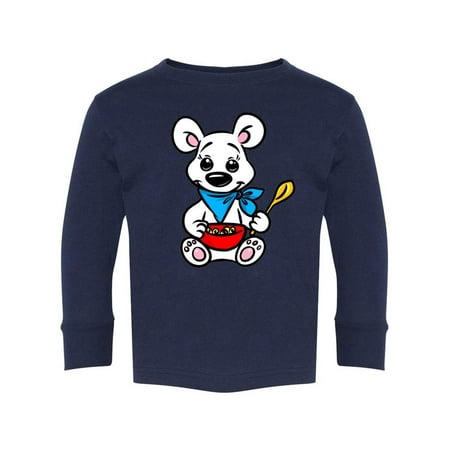

Polar Bear With Cereal Long Sleeve Toddler -Image by Shutterstock 3 Toddler