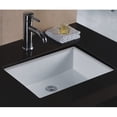 thumbnail image 2 of Wells Sinkware RTU2016-6B 20 in. Rectangular Undermount Single Bowl Bathroom Sink, Bisque, 2 of 2