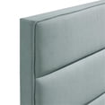 thumbnail image 4 of Pemberly Row Modern / Contemporary Queen Upholstered Headboard in Light Blue, 4 of 12