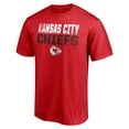 thumbnail image 2 of Men's  Red Kansas City Chiefs Stripes T-Shirt, 2 of 3