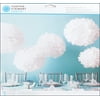Doily Lace Tissue Paper Pom-Pom Kit Makes 5-White, Pk 1, Martha Stewart