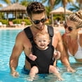 thumbnail image 2 of Waterproof Baby Carrier for Water & Land Use, Soft Breathable Toddler Front Carry Sling, Easy Wear Infant Holder for Pool, Water Park, Indoor & Outdoor Daily Use, 2 of 10