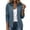 Blue, variant on Tqcoqu Faux Suede Bomber Jacket for Women Fall Fashion 2026 Casual Zip Up Oversized Trendy Winter Clothing Outerwear Coats