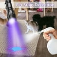 thumbnail image 4 of UV Flashlight, Portable Blacklight Flashlight, LED Torch with White and Ultraviolet Light Combo, Black Light Pet Urine Detector for Dog Cat Pee, ID Check, AC Leak, Bed Bug, Rocks, Resin, 4 of 4