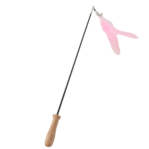 Funny Cat Stick Flexible Cat Feather Toy 81.5cm / 32in Natural For Indoor Cats ANGGREK Otros