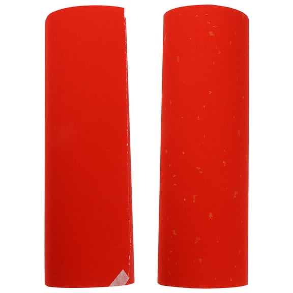 FRCOLOR 2 Rolls Red Practice Rice Paper Sheets for and Painting, 3.15" x 3.15" x 7.87", Ideal for New Year