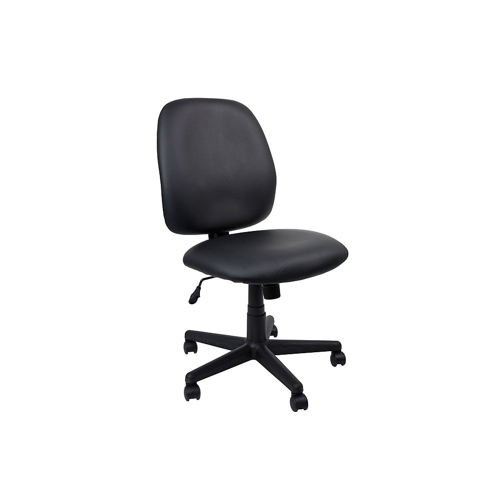 Staples Haydn Luxura Mid Back Task Chair Without Arms Black 1635587 Staples Haydn Luxura Mid Back Task Chair Without Arms Black 1635587 Com