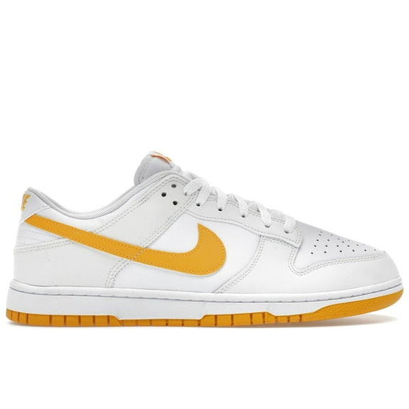 Nike Men's Dunk Low White University Gold Shoes, from StockX