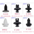 thumbnail image 4 of Vonky 100pcs Auto Fastener Clip Car panel push pin Fender Push Retainer Pin Rivet Bumper for Door Trim Panel Retainer, Box Package, 4 of 9