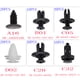 thumbnail image 3 of Kenally 100 Uds. Retenedor de coche, Clip de sujeción automático, remache de pasador, Kit de Panel embellecedor de puerta de parachoques Vehículos, repuestos y accesorios Mis Tipo 1 Kenally VI2791-01B, 3 of 6