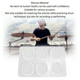 thumbnail image 4 of Drum Dampener, Volume Reduction, 6Pcs Silicone Soft Gel Pads For Home Practice, 4 of 8