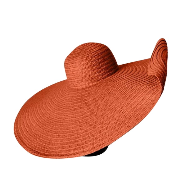 Sombreros de ala ancha para mujer, sombrero plegable para vacaciones en la playa, sombrero grande para protección solar y sombreado, sombrero para mujer