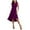 w93# Purple751, variant on Summer Dresses For Women Solid Color Sleeveless Crewneck Ruched Pleated A Line Midi Dress Fashionable Flowy Swing Wedding Guest Elegant Breathable Stylish Sundress,Purple,M