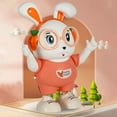 thumbnail image 6 of Dancing Singing Robot Toy, Cute Bunny with LED Lights & Music, Projection & Movement, Interactive Kids Toy, Gift for Toddlers, 6 of 7