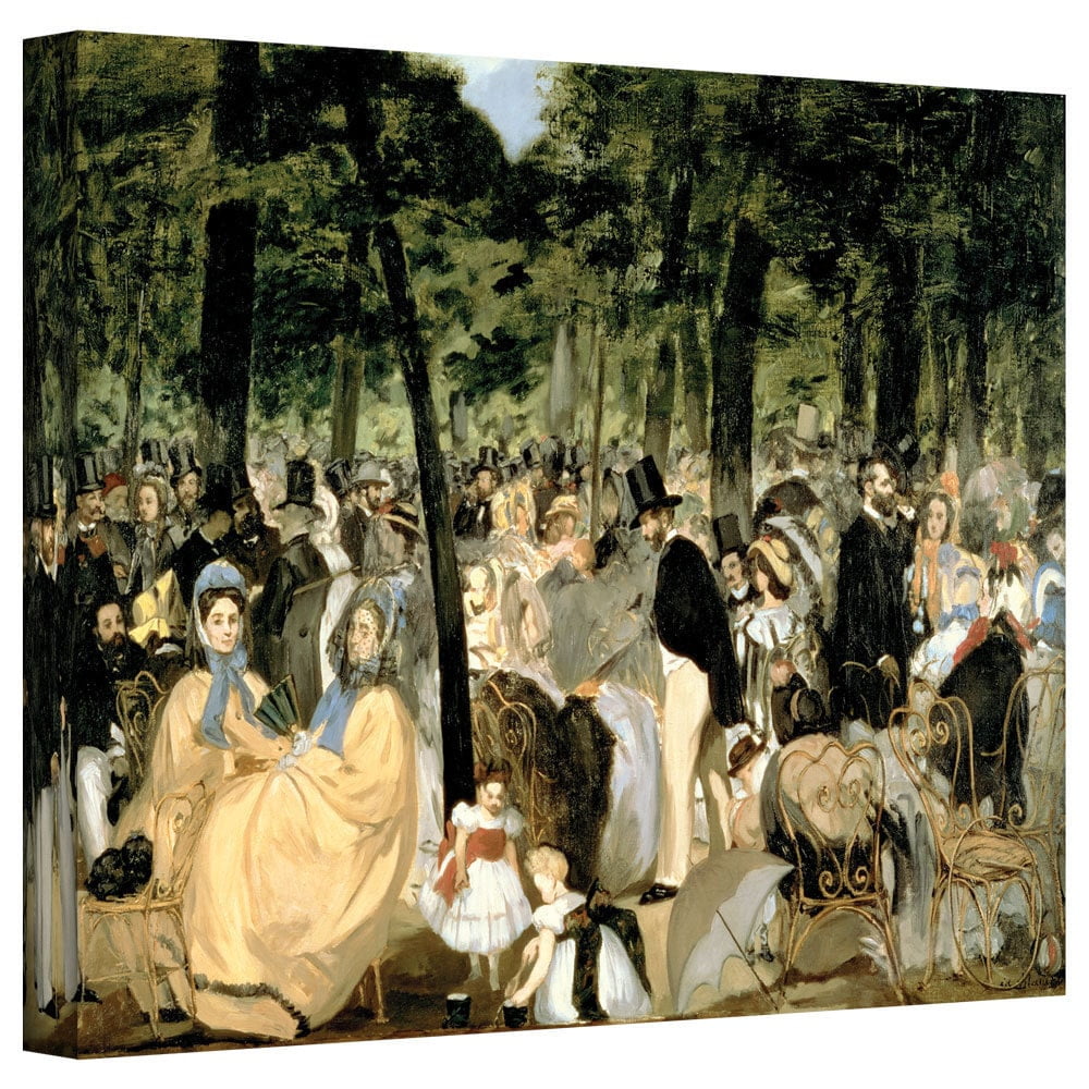 ArtWall Edouard 'Music in the Tuileries Gardens