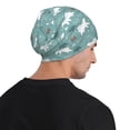 thumbnail image 5 of Naloa whiter Snow bear Print Soft Beanie Hat, Knit Beanie Daily Beanie in Fine Knit for Women Men Winter Travel, Outdoor, 5 of 7