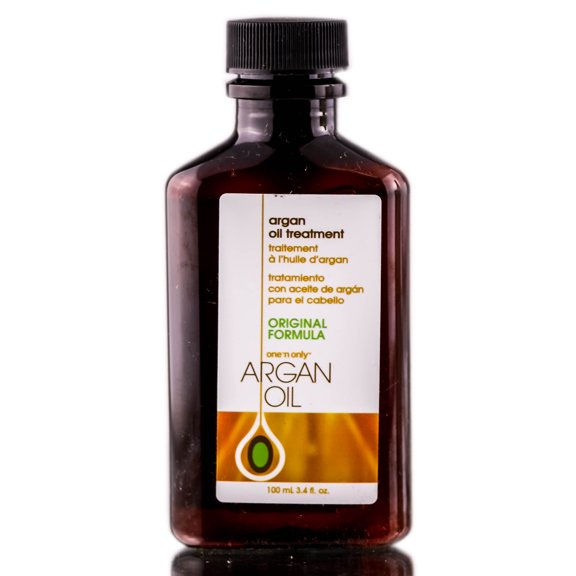 3.4 oz , One 'n Only Argan Oil Treatment, hair scalp beauty - Pack of 1 w/ Sleek Teasing Comb