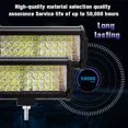 thumbnail image 3 of 2 Faros 48 Led Alta/baja Estrobo C/base 12v Auto Moto 4x4, 3 of 8
