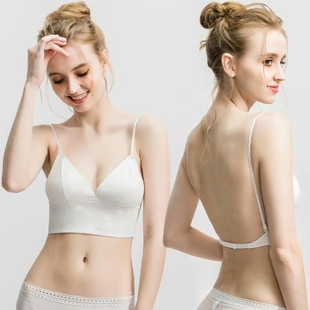 

Spdoo Low Back Bras for Women Sexy Backless Bralette with Convertible Strap Multiway for Low Back Dress