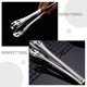 thumbnail image 4 of unbranded Pinzas Para De Acero Inoxidable Compacto Para Cocina Y Barbacoa Color Plateado, 4 of 8