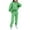 Green, variant on Lindreshi 2 Piece Sweat Suits for Women Fashion Women Pocket Round-Neck Casual Long Sleeve Sweatshirt+ Pant Set
